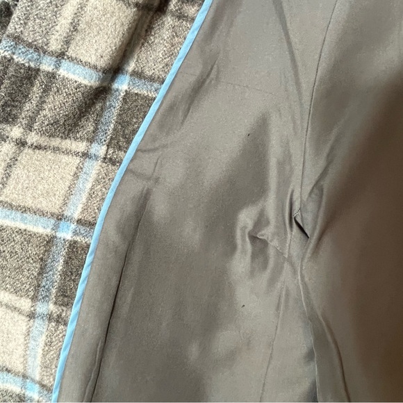 Plaid Toggle Women's Coat - Picture 14 of 14